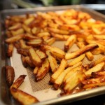 olive oil French fries, yes, oven-baked