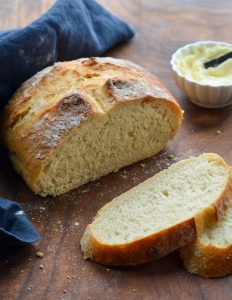 Homemade artisan style bread