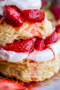 Classic strawberry shortcake.