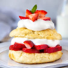 Fancy Strawberry Shortcake.