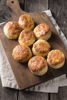 Perfect sour cream biscuits.