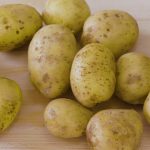 Yellow potatoes have thinner skin and a buttery taste.
