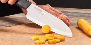 This ceramic knife is considered to be one of the best on the market.