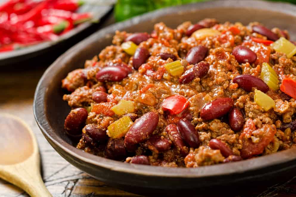 This healthy chili made with lean ground beef makes this a bowl of nutritional goodness for any meal.
